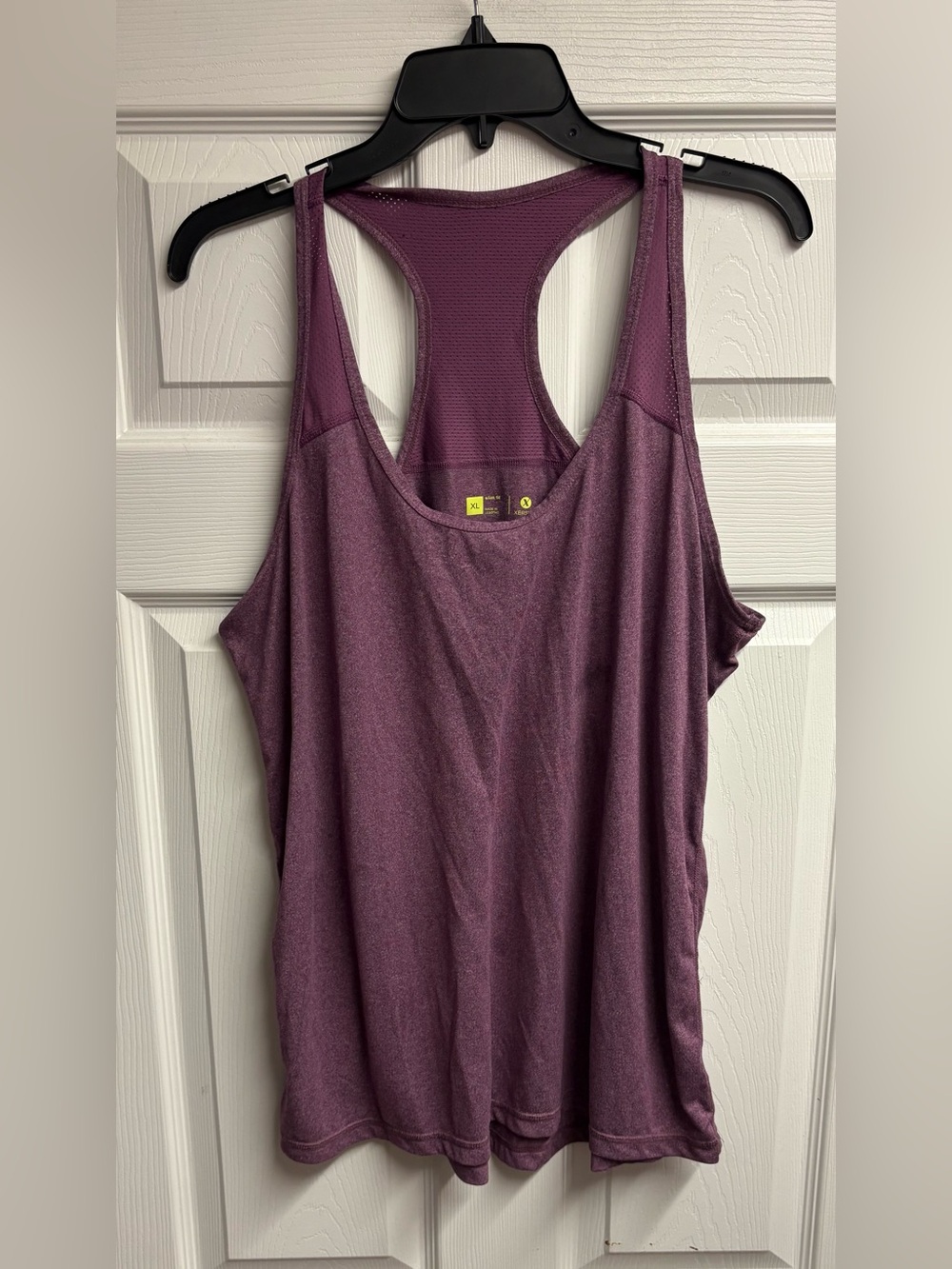 Xersion Athletic Slim Fit Tank Top In Purple Size XL